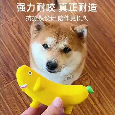 Latex Squeaky Cartoon Dog Toy, Durable Bite-Resistant Chew Toy - 4