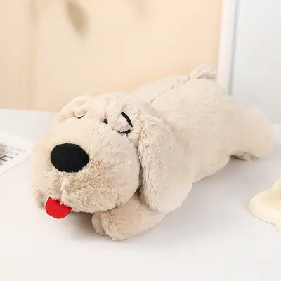 Heartbeat Pet Comfort Plush Toy for Cats and Dogs, Cartoon Heart Design - 7