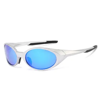 Oval Retro Polarized Sunglasses for Men and Women, Outdoor and Travel - 12