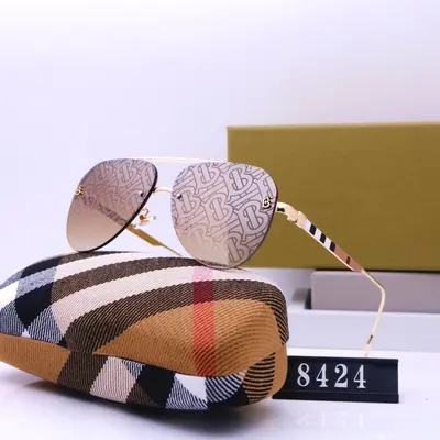 Large Frame Sunglasses Classic Unisex Rimless Driving Sunglasses 8424 - 6
