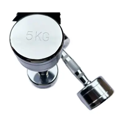 Dambıl Erkek Spor Salonu Katı Saf Çelik Dambıllar Ev Güç Antrenmanı Fitness Dambılları Elektrokaplama Dambıl Seti - 11