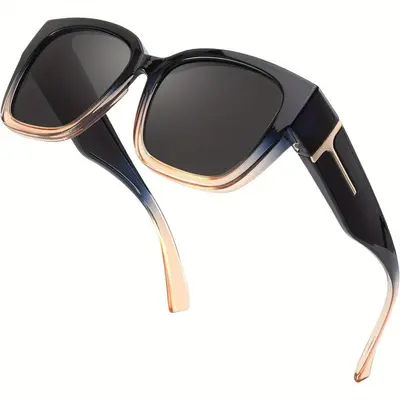 Neue Bestseller-T-Scharnier-Polarisiert-Myopie-Oversleeve-Sonnenbrille Unisex UV-Schutz Europa-Stil Großrahmen Fahrerbrille Sonnenbrille - 4