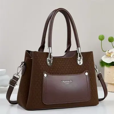 Simple Elegant Women's Shoulder Bag, Large Capacity, for Commuting - 12