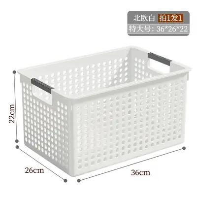 Plastik saklama sepeti mutfak dolabı ev organize - 8