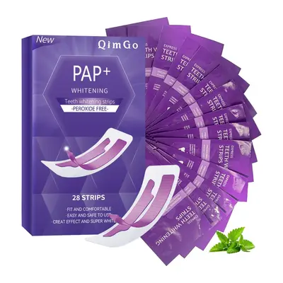 Teeth Whitening Strips, Yellow Stain Removal, Purple - 6