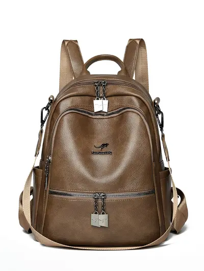 Hochwertige weiche Damen-Rucksäcke neues Modell minimalistisch vielseitig große Kapazität Reiserucksack Wickeltasche multifunktional Schulrucksack