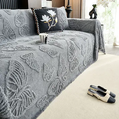 2025 neue Creme-Stil-Sofa leichte Luxus Premium-Bezug All-in-One Universal Wohnzimmer einfach elastischer rutschfester Sofabezug - 10