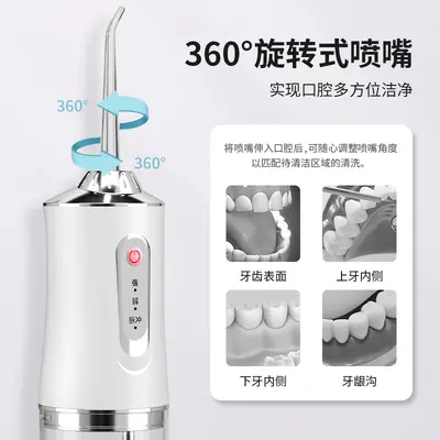 Portable electric oral irrigator and water flosser - 4