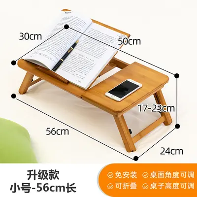 Folding Bed Table for Small Apartments, Children's Study Desk - 7