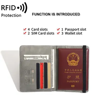 RFID pasaport çantası, hırsızlık önleyici