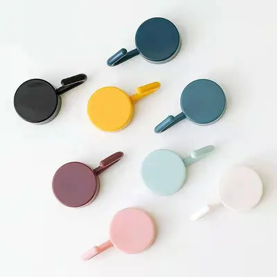 No-Drill Adhesive Wall Hooks, Damage-Free, Nail-Free