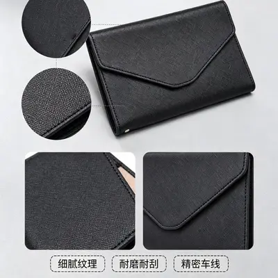 Passport Wallet, Multifunctional, Long Format, Unisex