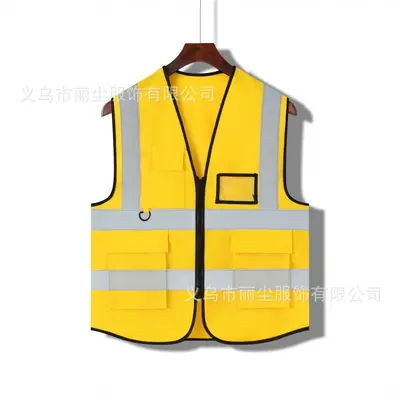 Reflective Safety Vest with Custom Logo Print for Construction and Traffic - 13