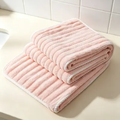 Sugar velvet coral velvet towel, face towel, absorbent, quick-drying, non-shedding, unisex bath towel, hand towel - 7