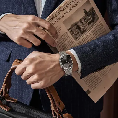 Milanese Steel Band for Apple Watch Ultra 2, Magnetic Closure
