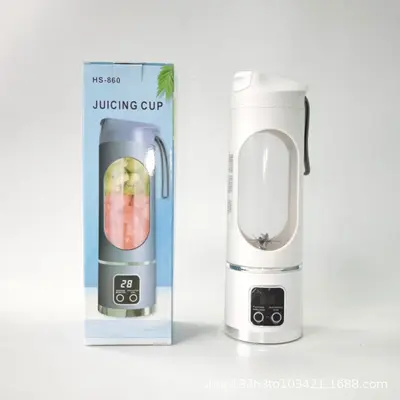 Cross-border Electric Juice Cup 12-Blade Fully Automatic Household USB Rechargeable Portable Juicer Outdoor Travel Mug - 7