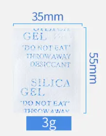Silikon dokunmamış kumaş nem emici, 1g 5g 10g 1000g - 9