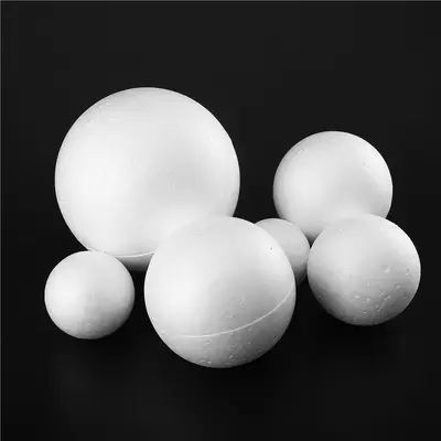 Large White Hollow Polystyrene Ball for Wedding Flower Arrangement Decoration