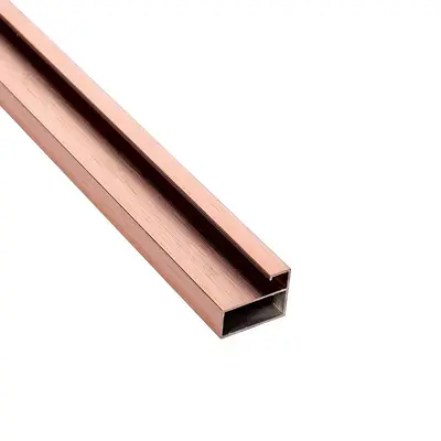 Aluminum Frame Profile for Dressing Mirror, Hinged Mirror Border
