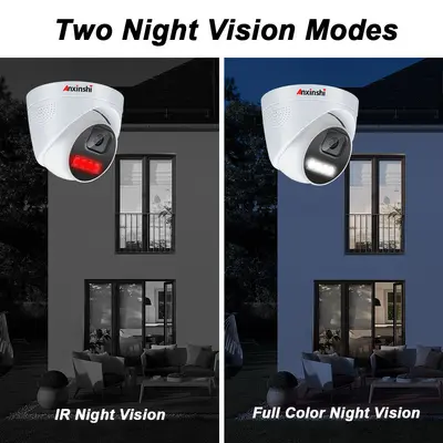 8CH Kamera Kiti Su Geçirmez Tam Renkli Ip Cctv POE Kamera APP Üzerinden Uzaktan İzleme ve Oynatma - 4