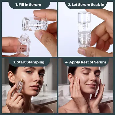 Hyaluronik Asit Kolajen Mikro İğneli Roller Serum 40-70 karakter - 4