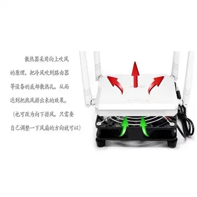 5V USB soğutma fanı 4-14 cm set üstü kutu için