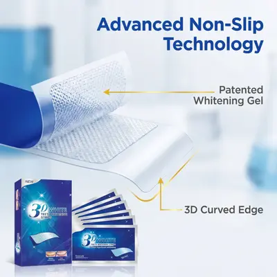 3D 5D Beyazlatıcı Diş Bandı, 14 Çift, Leke Çıkarıcı - 3