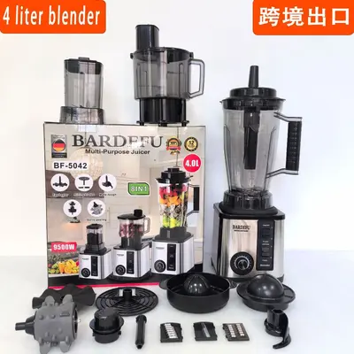 8-in-1 blender, 4L kapasiteli, paslanmaz çelik, ticari - 2