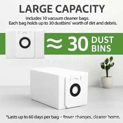 Vliesstoff-Staubsammelbeutel Zubehör für Bobsweep Staubsaugerroboter Dustin/Orb Amazon Lagerbestand - 4