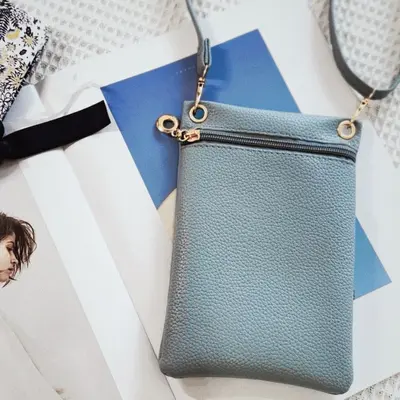Sınır ötesi sıcak satış 2024 sonbahar ve kış yeni hakiki deri kadın çantası mini crossbody çanta basit küçük kare çanta yumuşak inek derisi cep telefonu çantası - 11