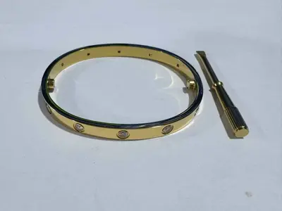 Factory Direct Sale Kajia Fifth Generation Titanium Steel Bracelet Infinity Ring Screwdriver Dual Mode Bracelet Rose Gold Bracelet - 12