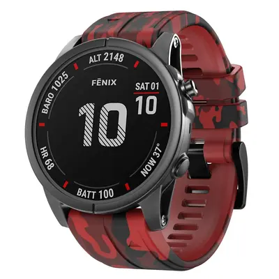 Quick-Release Silicone Band for Garmin Fenix 8 7X/6X, 22/26 mm - 5