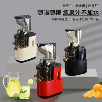 Slow Juicer果蔬冷压榨汁机,慢速粉碎榨汁机带宽槽水果机不含 BPA