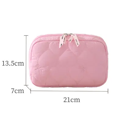 Portable makeup bag with butterfly bow design - 12