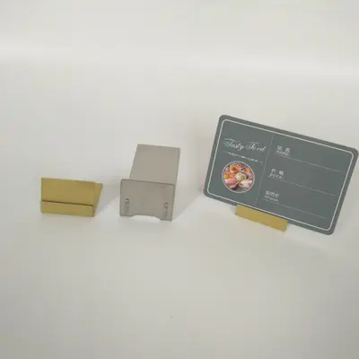 Metal Table Sign and Price Label Clip for Bakery and Deli