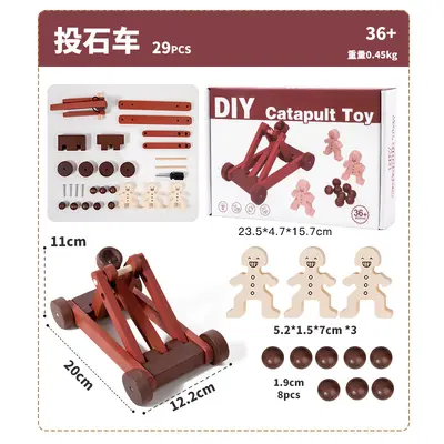 Ahşap DIY montaj yapı blokları, araba ve uçak, çocuk eğitici oyuncak - 10