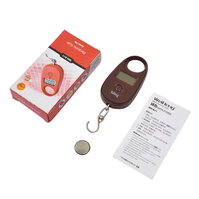 Sınır ötesi Weiheng WH-A11 ultra mini dijital el çantası küçük kanca ölçeği asılı ölçekli paket ölçeği 25 kg ağırlık hassasiyeti 5g - 3