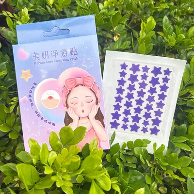 Colorful Star Pimple Patches, Makeup-Compatible Hydrocolloid Patches - 13