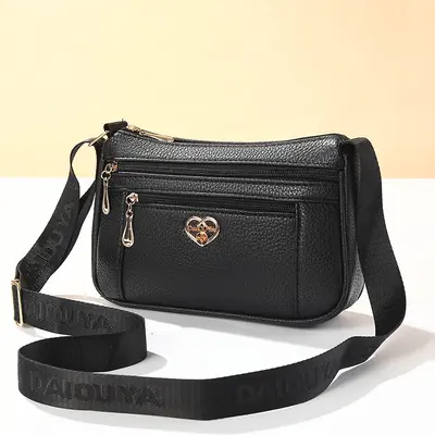 Women's Shoulder Bag, Litchi Pattern, Soft