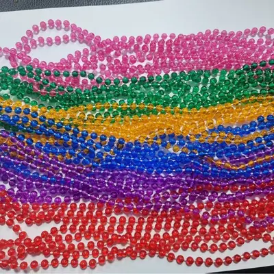 Colored Plastic Beads, Linking Beads, Wedding Decoration Door Curtain Beads