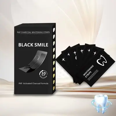 Bamboo Charcoal Teeth Whitening Strips, Activated Charcoal - 2