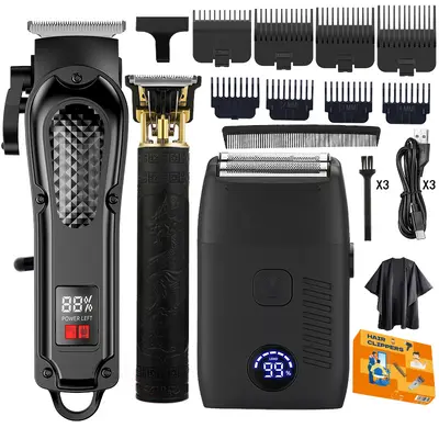 Retro Electric Hair Clipper Multifunctional Set for Salons - 10