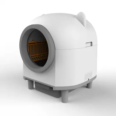 Automatic Smart Fully Enclosed Self-Cleaning Cat Litter Box, Large Capacity - 8