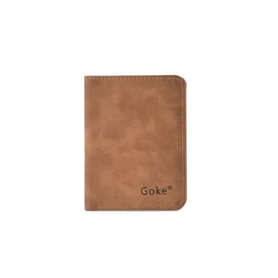 Ultra-Thin Men's Bi-Fold Wallet with Multiple Card Slots and Coin Pocket - 10
