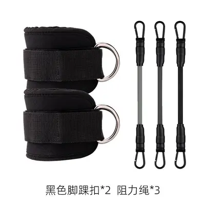 Fitness Ankle Strap Glute Resistance Band for Cable Machine Leg Training - 11