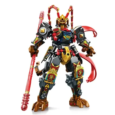 Mingdi K2132 Wukong Mecha Building Block Toy Set, Chinese Trend Design - 6