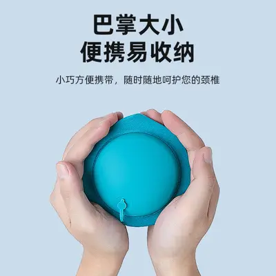 Inflatable U-Shaped Travel Pillow Portable Airplane Neck Pillow