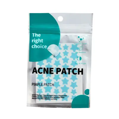 Star Hydrocolloid Acne Patch, Makeup-Compatible, Pus-Absorbing - 13