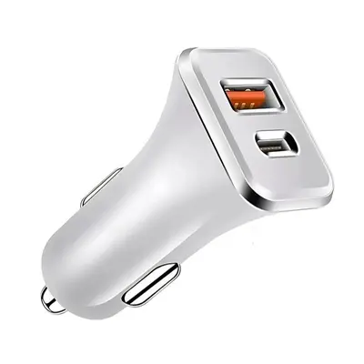 Yeni araba şarjı QC3.0 süper hızlı şarj çift USB çok fonksiyonlu araç çakmak PD38W araba şarjı