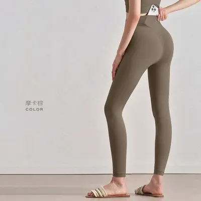 Women's High Waist Butt Lifting Yoga Pants, Thin Summer Fitness Leggings - 9